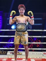 大逆転KO 2階級制覇 龍心！