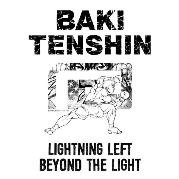 画像1: NEW TEE登場！BAKI × TENSHIN “BEYOND THE LIGHT” TEE【那須川天心】 (1)