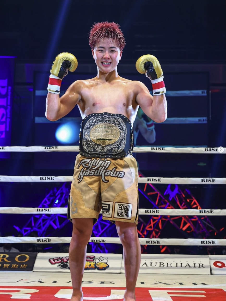 大逆転KO 2階級制覇 龍心！